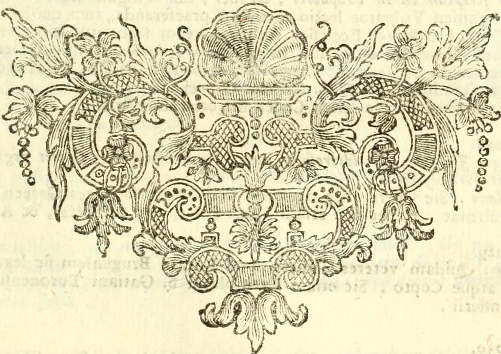 An illustration from Sacrosanctus Evangeliorum codex S. Eusebii Magni, episcopi et martyris, manu exaratus, ex autographo Basilicae vercellensis, ad unguem exhibitus, nunc primum in lucem prodit, opera et studio Joannis Andreae Irici Tridinensis, Collegii Ambrosiani Doctoris, cum ejusdem praefatione, notis, & concordantibus aliorum codicum, & ss. pp. lectionibus, 1748, leaf 418