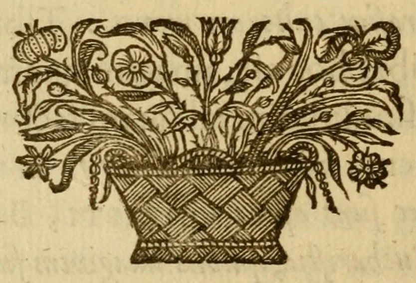 An illustration from Sacrvm oratorivm piarvm imaginvm immacvlatae Mariae et animae creatae : ac baptismo, poenitentia, et evcharistia innovatae : ars nova bene vivendi et moriende, sacris piarum imaginum emblematis figurata & illustrata, 1634, leaf 18