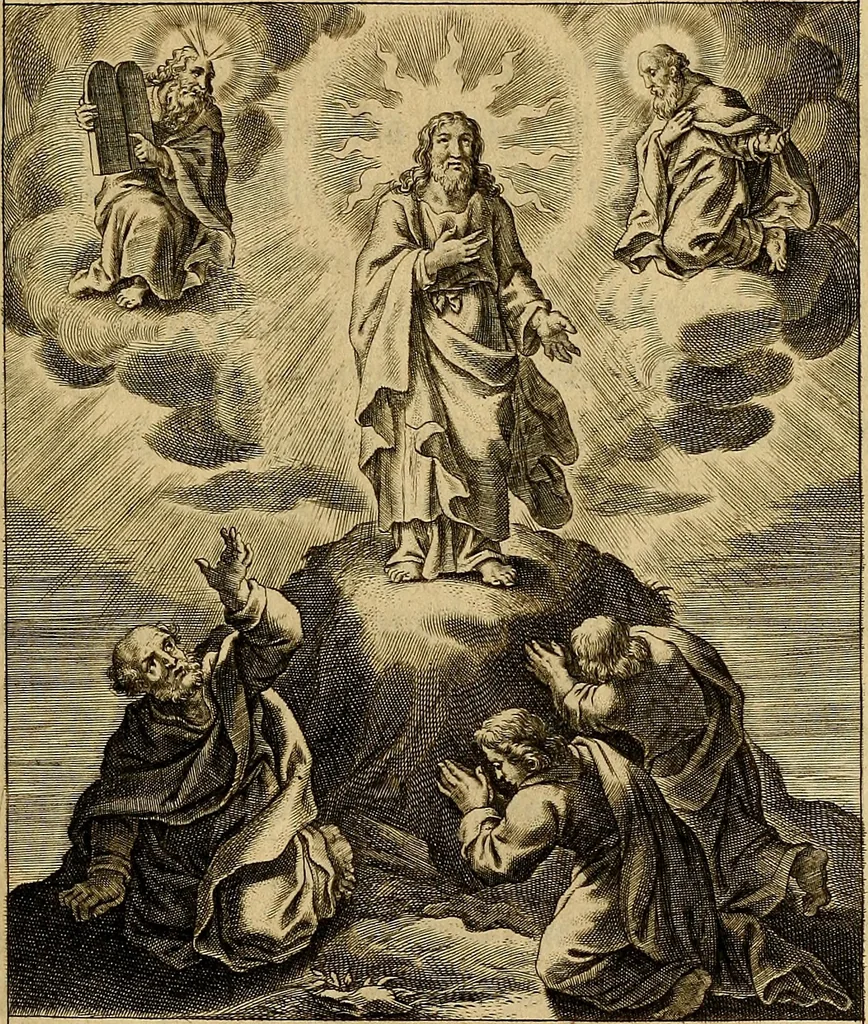 An illustration from Sacrum Oratorium piarum imaginum Immaculatae Mariae et animae creatae ac baptismo, poenitentia, et eucharistia innouatae : ars noua bene viuendi et moriendi, sacris piarum imaginum emblematis figurata & illustrata, 1634, leaf 324