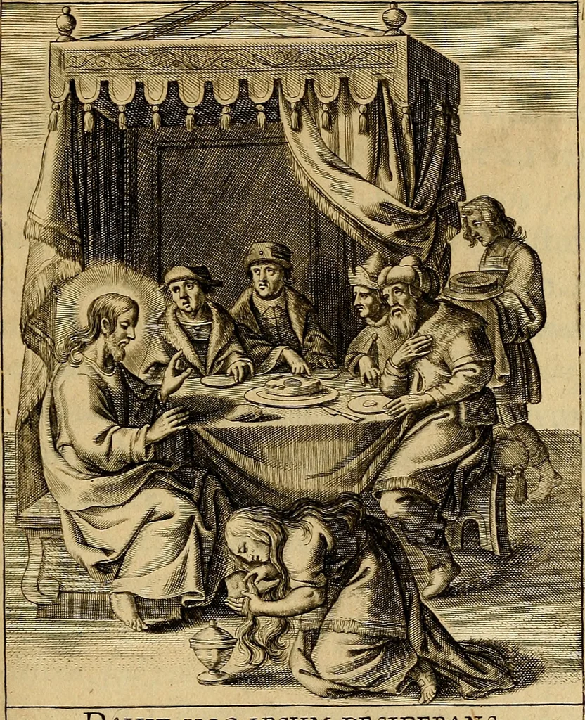An illustration from Sacrum Oratorium piarum imaginum Immaculatae Mariae et animae creatae ac baptismo, poenitentia, et eucharistia innouatae : ars noua bene viuendi et moriendi, sacris piarum imaginum emblematis figurata & illustrata, 1634, leaf 362