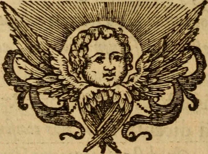 An illustration from Sacrum Oratorium piarum imaginum Immaculatae Mariae et animae creatae ac baptismo, poenitentia, et eucharistia innouatae : ars noua bene viuendi et moriendi, sacris piarum imaginum emblematis figurata & illustrata, 1634, leaf 415