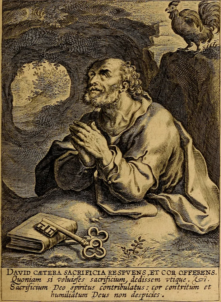 An illustration from Sacrum Oratorium piarum imaginum Immaculatae Mariae et animae creatae ac baptismo, poenitentia, et eucharistia innouatae : ars noua bene viuendi et moriendi, sacris piarum imaginum emblematis figurata & illustrata, 1634, leaf 446