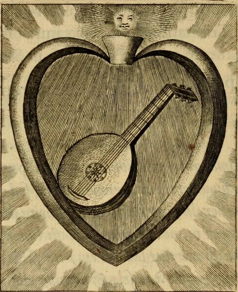 An illustration from Sacrum Oratorium piarum imaginum Immaculatae Mariae et animae creatae ac baptismo, poenitentia, et eucharistia innouatae : ars noua bene viuendi et moriendi, sacris piarum imaginum emblematis figurata & illustrata, 1634, leaf 705