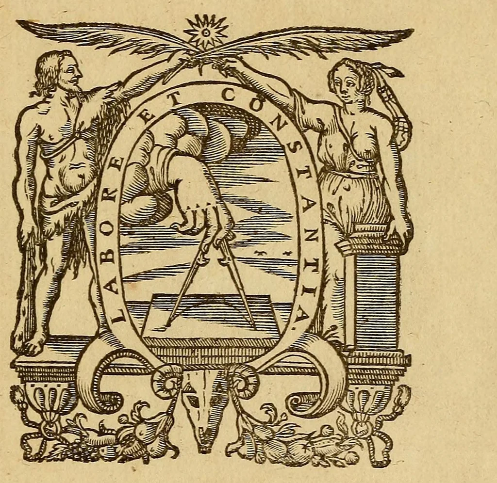 An illustration from Sacrvm oratorivm piarvm imaginvm immacvlatae Mariae et animae creatae : ac baptismo, poenitentia, et evcharistia innovatae : ars nova bene vivendi et moriende, sacris piarum imaginum emblematis figurata & illustrata, 1634, leaf 811