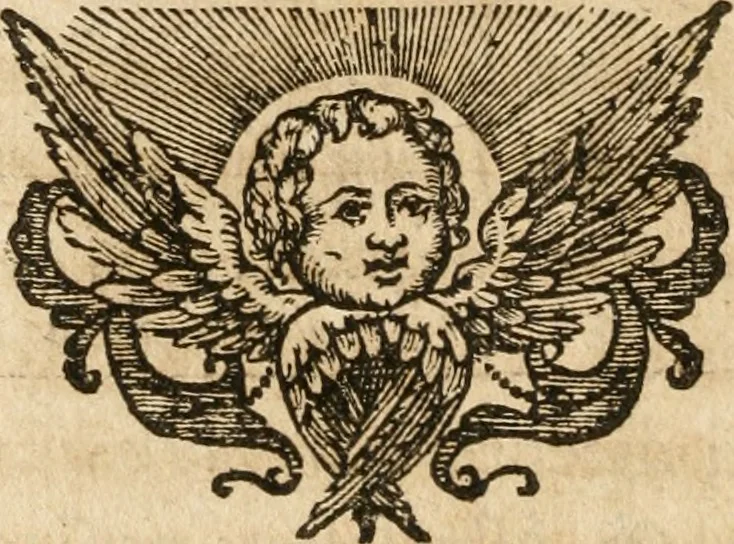 An illustration from Sacrvm oratorivm piarvm imaginvm immacvlatae Mariae et animae creatae : ac baptismo, poenitentia, et evcharistia innovatae : ars nova bene vivendi et moriende, sacris piarum imaginum emblematis figurata & illustrata, 1634, leaf 417