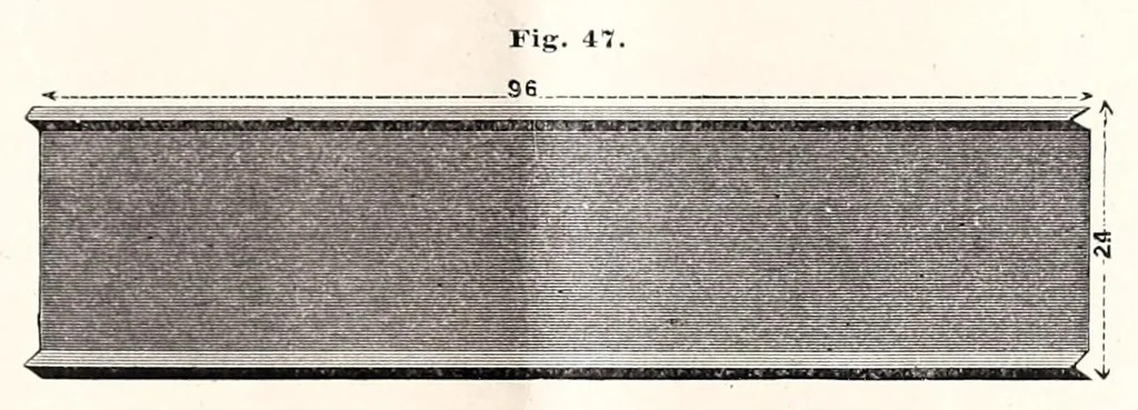An illustration from The Sagendorph Iron Roofing & Paint Co. : office, salesroom & factory, 14, 16 & 18 E. Second St., 1886, leaf 17