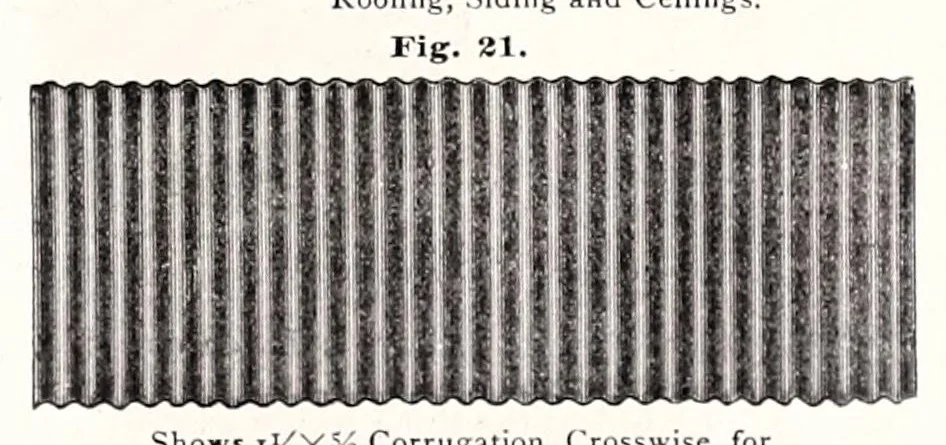 An illustration from The Sagendorph Iron Roofing & Paint Co. : office, salesroom & factory, 14, 16 & 18 E. Second St., 1886, leaf 9