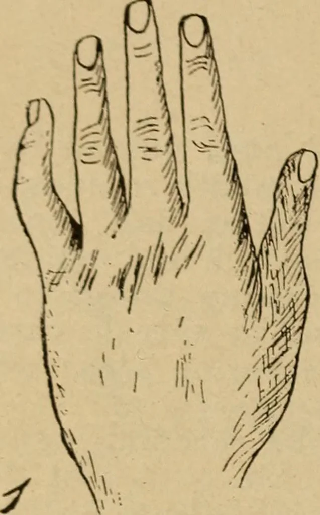 An illustration from The sage's key to character at sight; special student's course, 1919, leaf 47