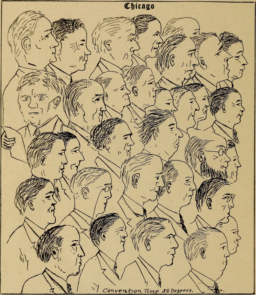 An illustration from The sage's key to character at sight; special student's course, 1919, leaf 57