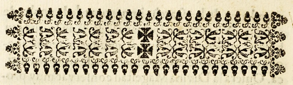 An illustration from Sagrado padron y panegyricos sermones a la memoria debida al sumptuoso magnifico templo, y curiosa basílica del convento de religiosas del glorioso abad San Bernardo, : que edificò en su mayor parte el capitan D. Ioseph de Retes Largache, difu[n]to cavallero del Orden de Santiago, y consumaron en su cabal perfeccion su sobrino don Domingo de Retes, y doña Teresa de Retes y Paz, su hija, en esta dos vezes imperial, y siempre leal ciudad de Mexico, con la pompa funebre de la translacion de sus huessos, que erige en descripcion historica panegyrica,, 1691, leaf 118