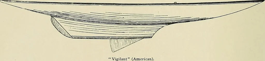 An illustration from The sailing boat, a treatise on sailing boats and small yachts, their varieties of type, sails, rig, etc. With practical directions for sailing and management; also, the one-design and restricted classes, fishing and shooting boats, sailing chariots and ice yachts, foreign and colonial boats, canoes, etc., etc, 1901, leaf 119