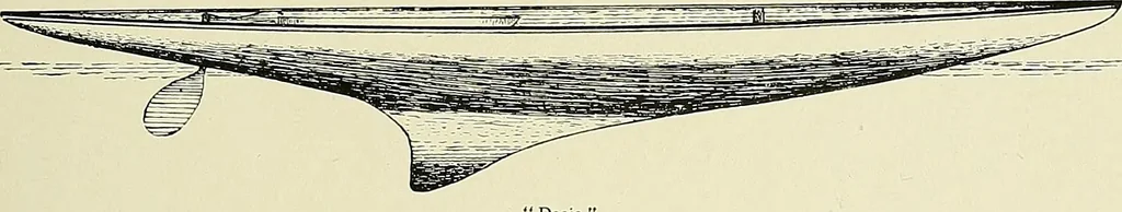 An illustration from The sailing boat, a treatise on sailing boats and small yachts, their varieties of type, sails, rig, etc. With practical directions for sailing and management; also, the one-design and restricted classes, fishing and shooting boats, sailing chariots and ice yachts, foreign and colonial boats, canoes, etc., etc, 1901, leaf 230