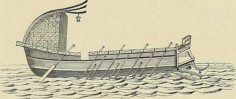 An illustration from The sailing boat, a treatise on sailing boats and small yachts, their varieties of type, sails, rig, etc. With practical directions for sailing and management; also, the one-design and restricted classes, fishing and shooting boats, sailing chariots and ice yachts, foreign and colonial boats, canoes, etc., etc, 1901, leaf 27