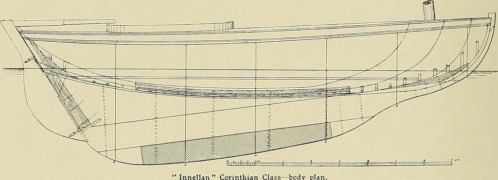 An illustration from The sailing boat, a treatise on sailing boats and small yachts, their varieties of type, sails, rig, etc. With practical directions for sailing and management; also, the one-design and restricted classes, fishing and shooting boats, sailing chariots and ice yachts, foreign and colonial boats, canoes, etc., etc, 1901, leaf 321