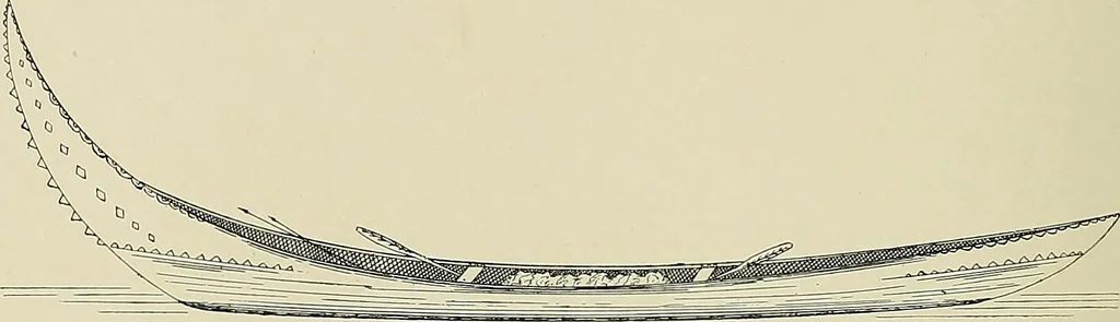 An illustration from The sailing boat, a treatise on sailing boats and small yachts, their varieties of type, sails, rig, etc. With practical directions for sailing and management; also, the one-design and restricted classes, fishing and shooting boats, sailing chariots and ice yachts, foreign and colonial boats, canoes, etc., etc, 1901, leaf 519