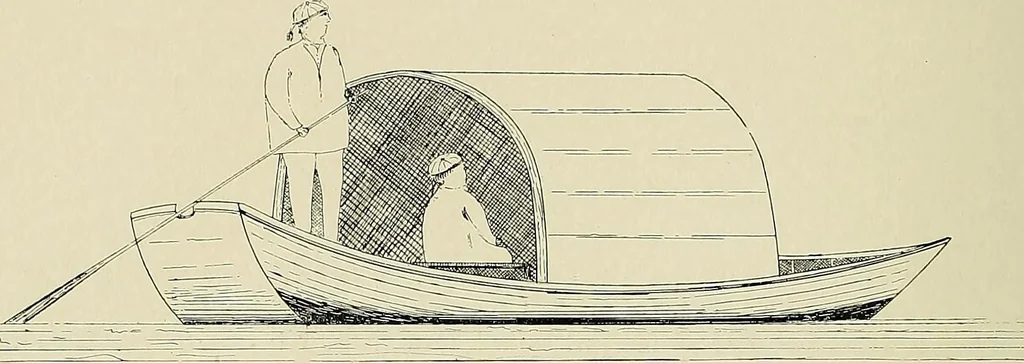 An illustration from The sailing boat, a treatise on sailing boats and small yachts, their varieties of type, sails, rig, etc. With practical directions for sailing and management; also, the one-design and restricted classes, fishing and shooting boats, sailing chariots and ice yachts, foreign and colonial boats, canoes, etc., etc, 1901, leaf 541