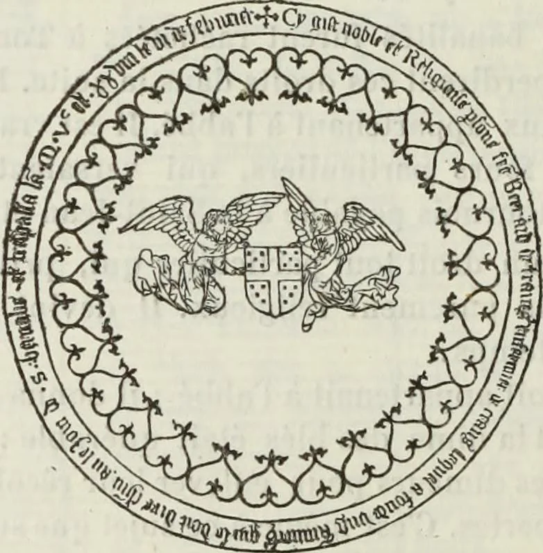 An illustration from Saint-Philibert de Tournus, 1905, leaf 105