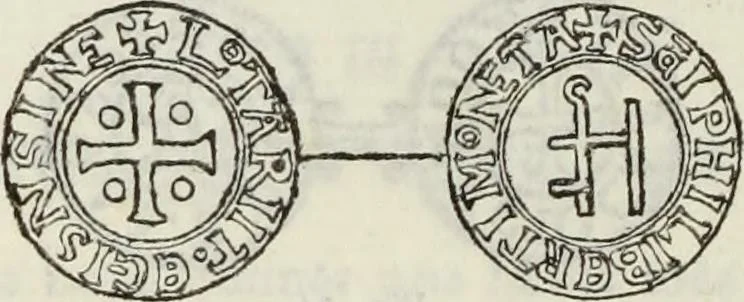 An illustration from Saint-Philibert de Tournus, 1905, leaf 107