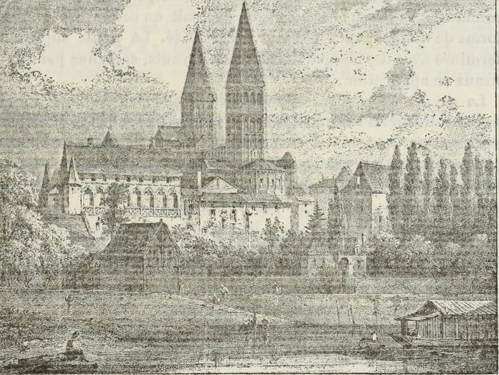 An illustration from Saint-Philibert de Tournus, 1905, leaf 122