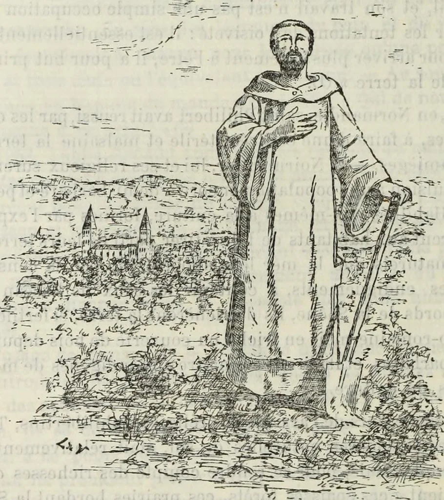 An illustration from Saint-Philibert de Tournus, 1905, leaf 161