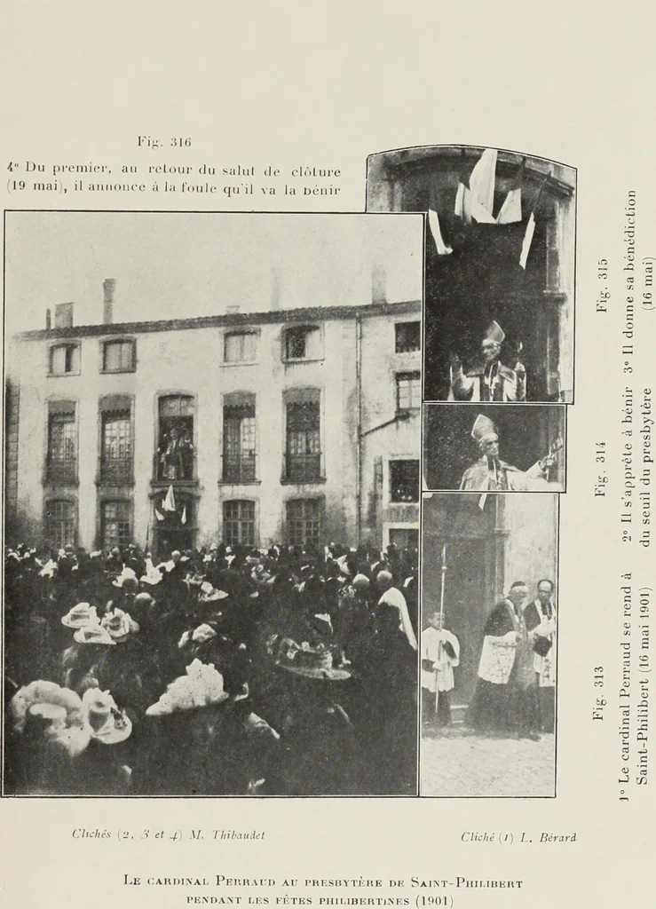 An illustration from Saint-Philibert de Tournus, 1905, leaf 18