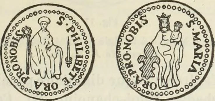 An illustration from Saint-Philibert de Tournus, 1905, leaf 218