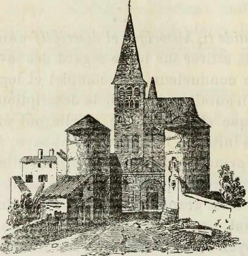 An illustration from Saint-Philibert de Tournus, 1905, leaf 25