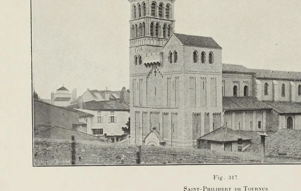 An illustration from Saint-Philibert de Tournus, 1905, leaf 28