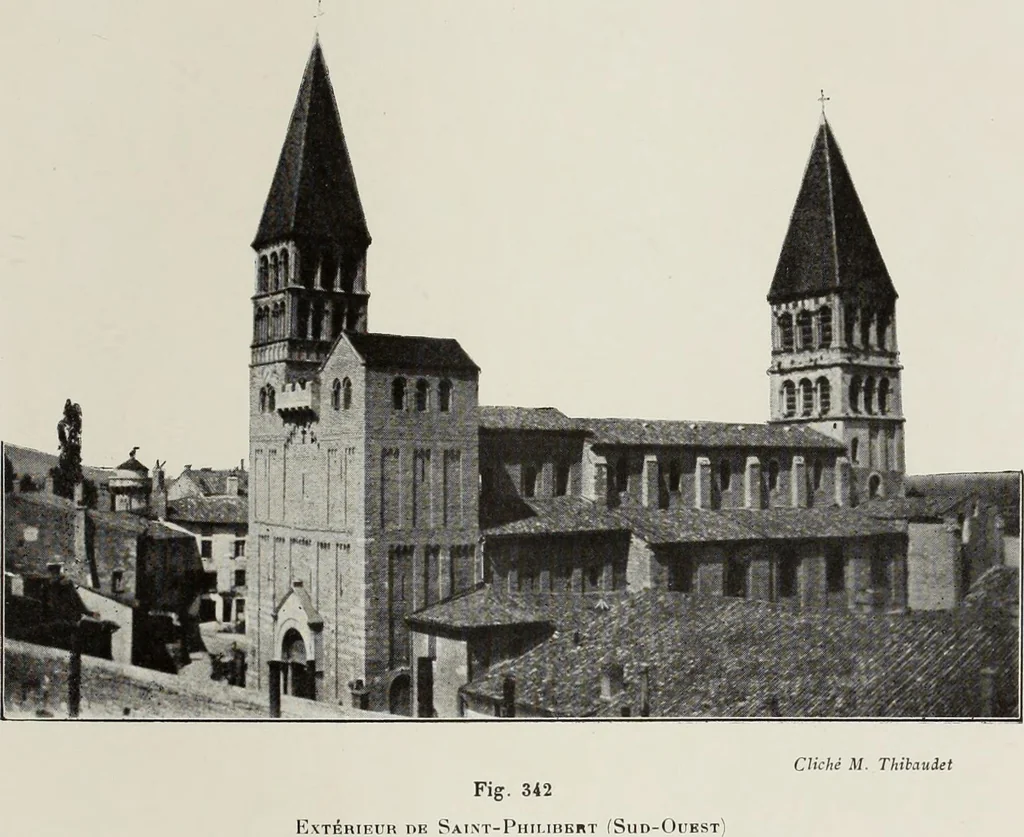 An illustration from Saint-Philibert de Tournus, 1905, leaf 314