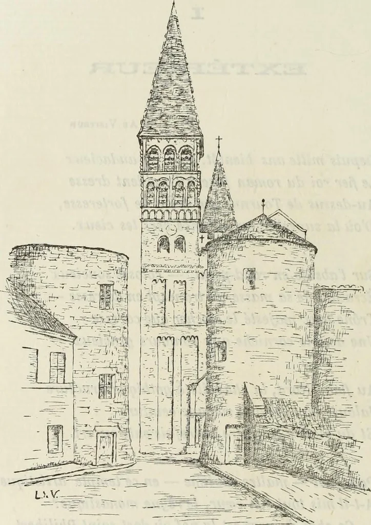 An illustration from Saint-Philibert de Tournus, 1905, leaf 317