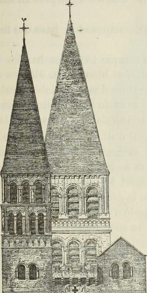 An illustration from Saint-Philibert de Tournus, 1905, leaf 322