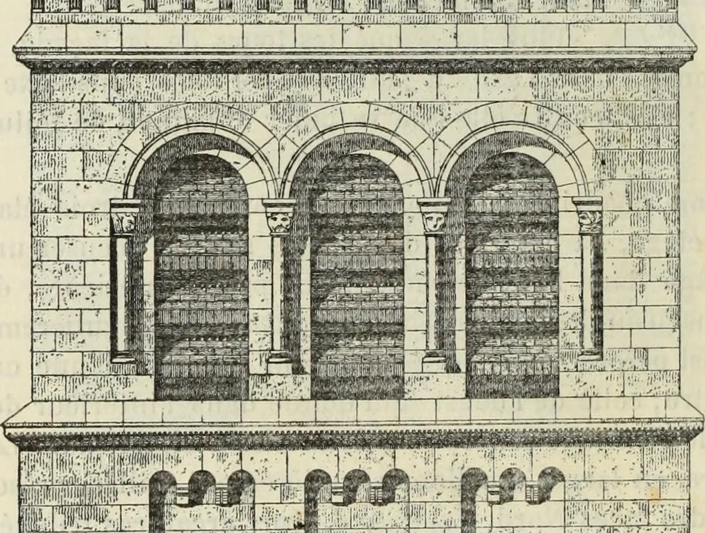 An illustration from Saint-Philibert de Tournus, 1905, leaf 335