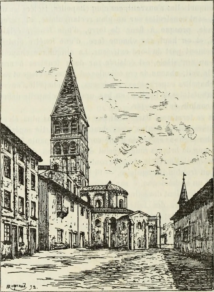 An illustration from Saint-Philibert de Tournus, 1905, leaf 345