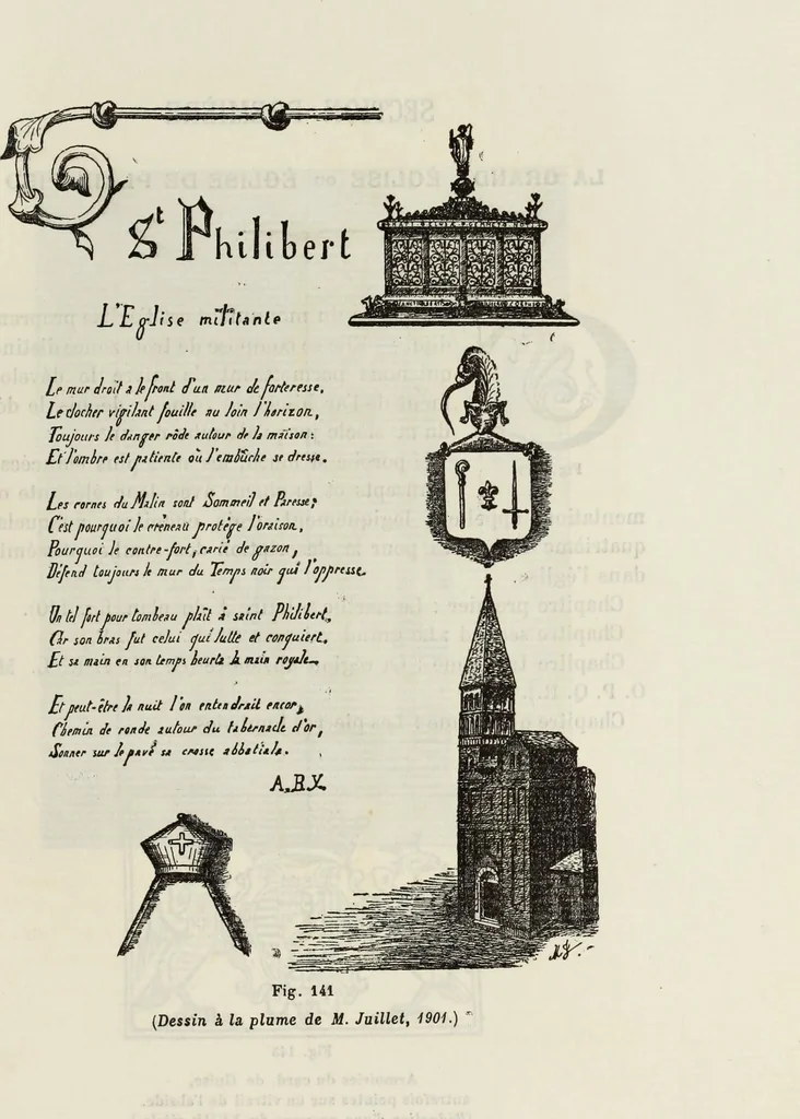 An illustration from Saint-Philibert de Tournus, 1905, leaf 358