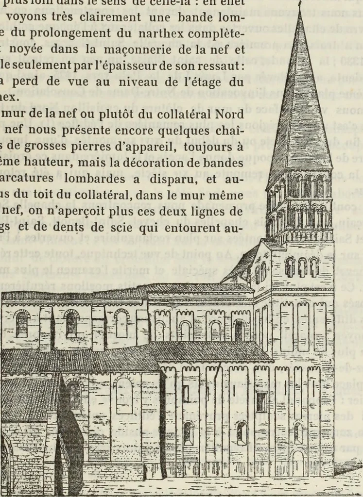 An illustration from Saint-Philibert de Tournus, 1905, leaf 40