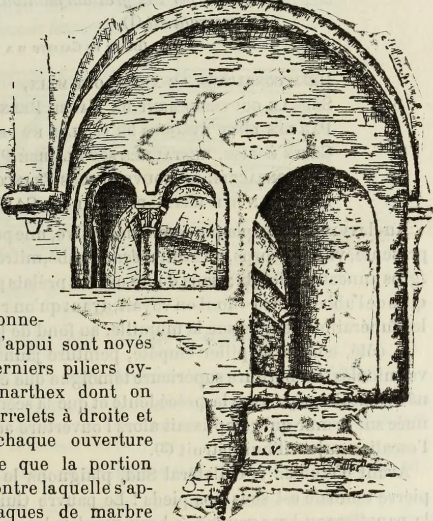 An illustration from Saint-Philibert de Tournus, 1905, leaf 414