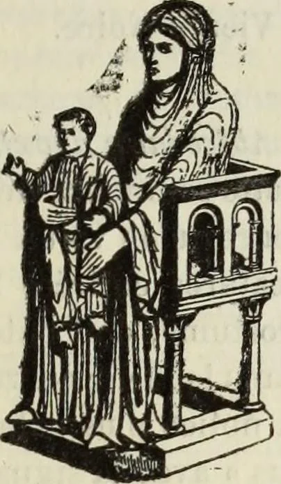 An illustration from Saint-Philibert de Tournus, 1905, leaf 420