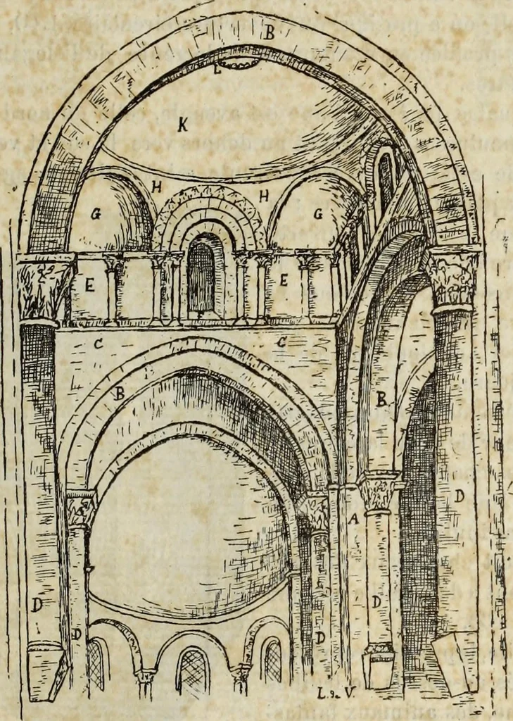 An illustration from Saint-Philibert de Tournus, 1905, leaf 434