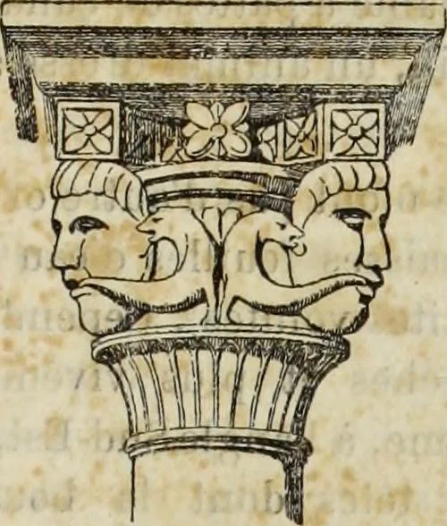 An illustration from Saint-Philibert de Tournus, 1905, leaf 436