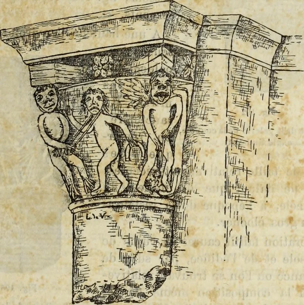 An illustration from Saint-Philibert de Tournus, 1905, leaf 436