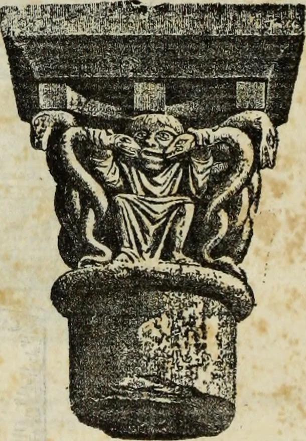 An illustration from Saint-Philibert de Tournus, 1905, leaf 437