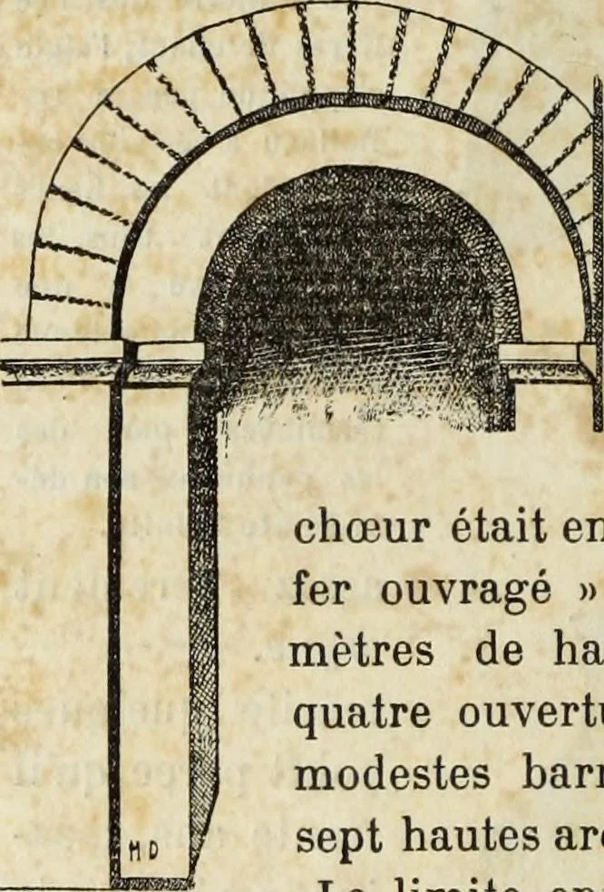 An illustration from Saint-Philibert de Tournus, 1905, leaf 443