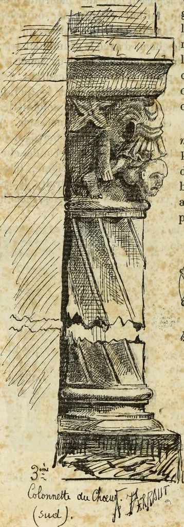 An illustration from Saint-Philibert de Tournus, 1905, leaf 445