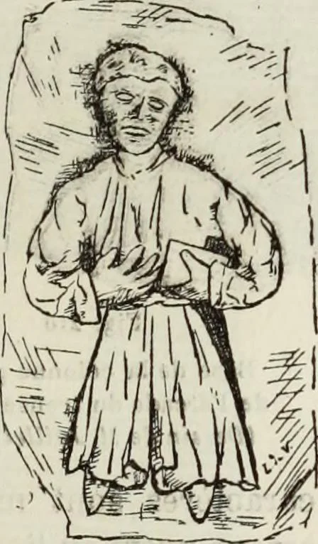 An illustration from Saint-Philibert de Tournus, 1905, leaf 450