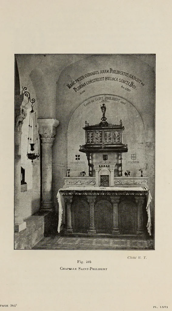 An illustration from Saint-Philibert de Tournus, 1905, leaf 474