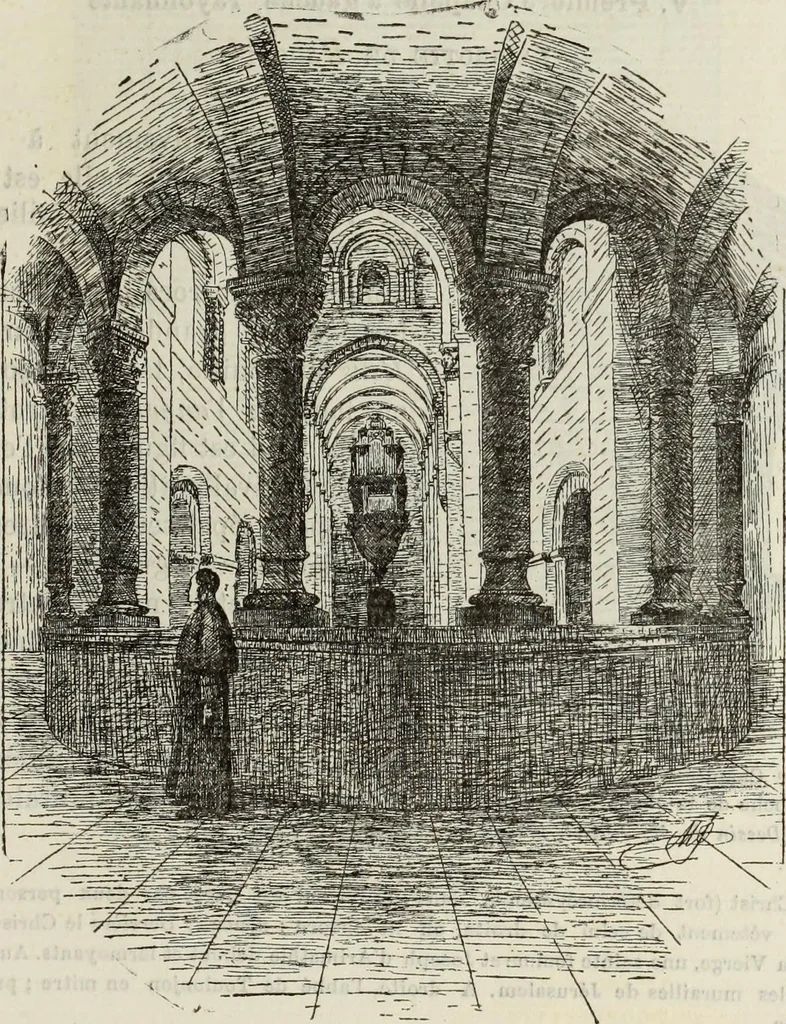 An illustration from Saint-Philibert de Tournus, 1905, leaf 484