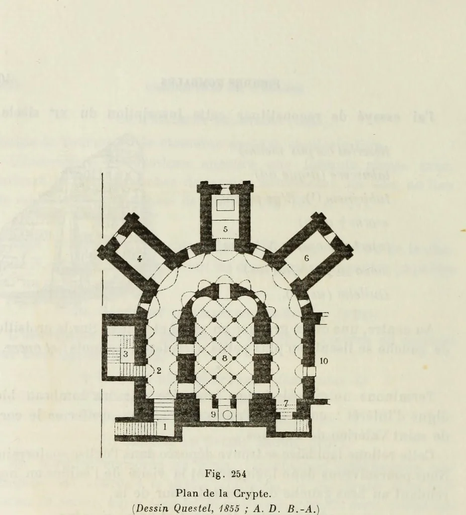 An illustration from Saint-Philibert de Tournus, 1905, leaf 523