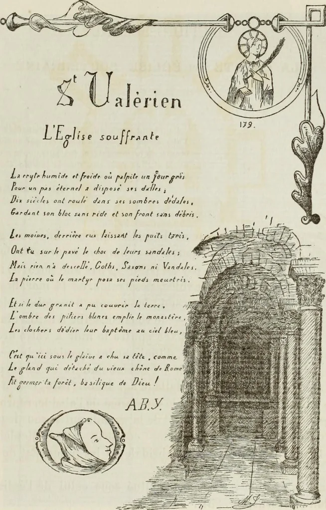 An illustration from Saint-Philibert de Tournus, 1905, leaf 524