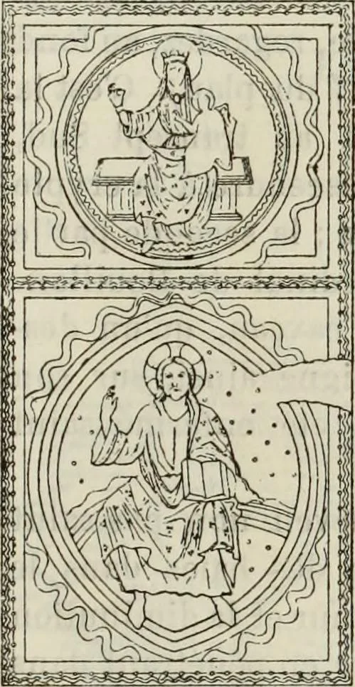 An illustration from Saint-Philibert de Tournus, 1905, leaf 534