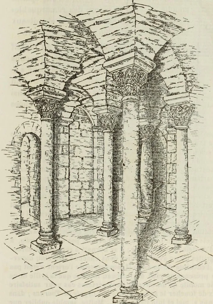An illustration from Saint-Philibert de Tournus, 1905, leaf 536